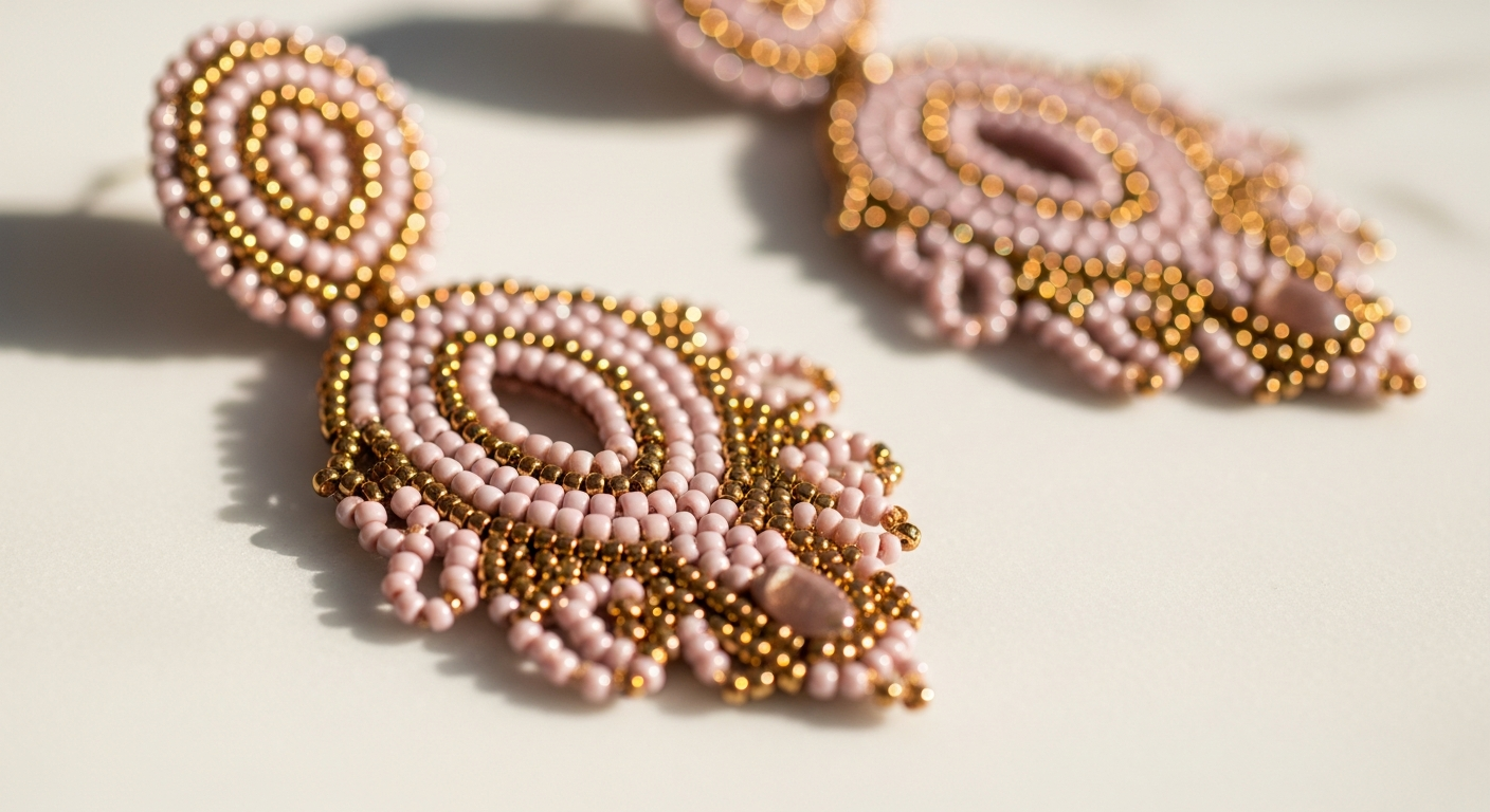 Серьги из бисера — Beadjewel Art